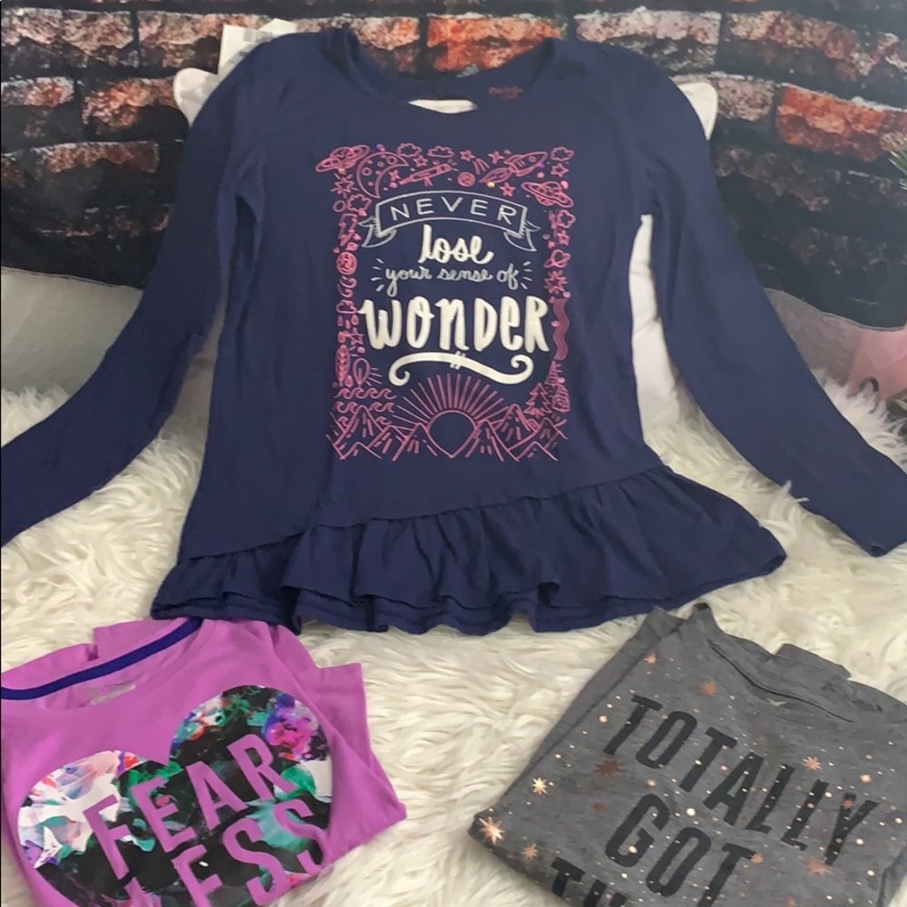 Grils Long Sleeve Bundle size 10/12